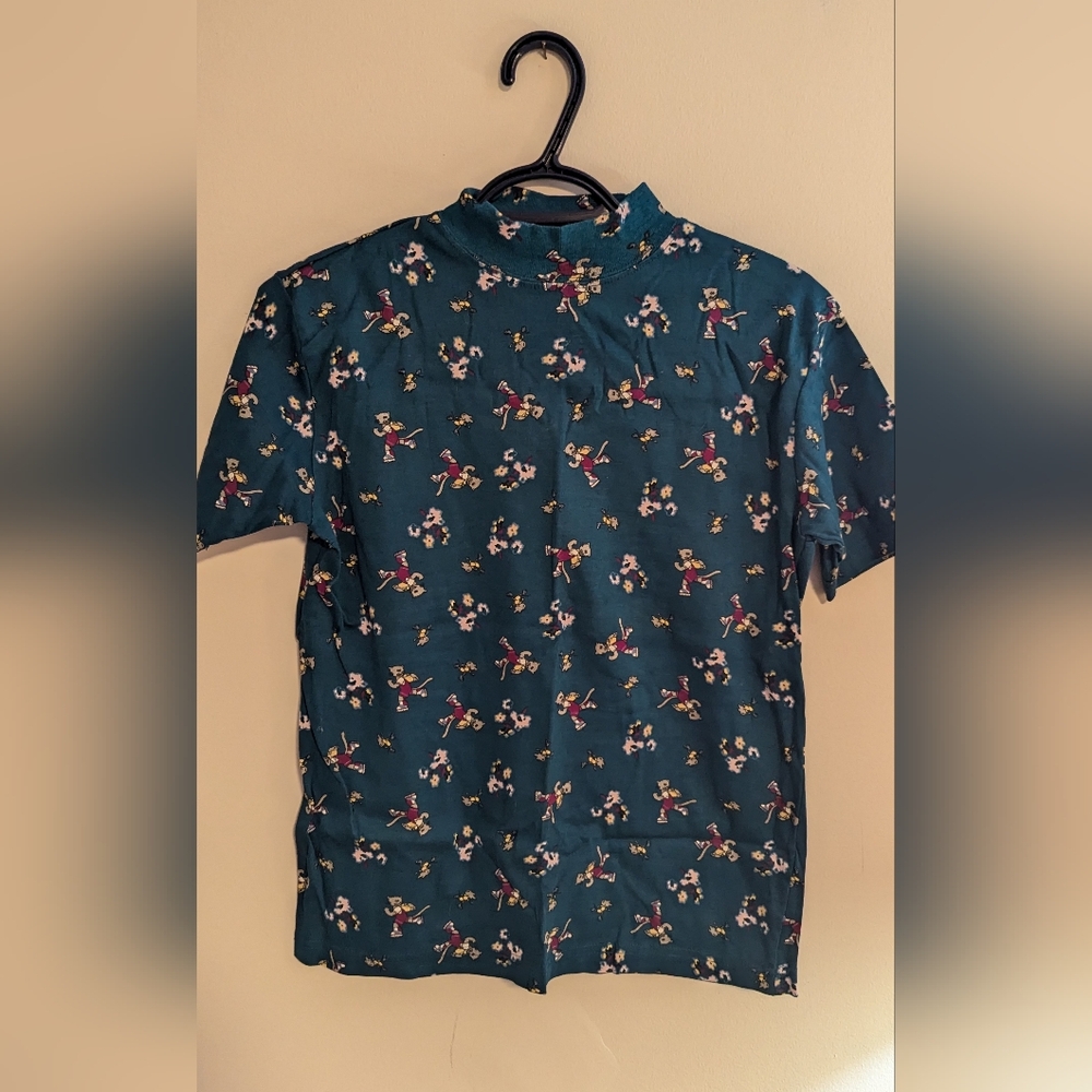 Vintage Green Short Sleeve T-Shirt - Girls Medium